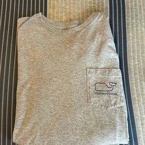 NWOT Gray Vineyard Vines, long sleeve T-shirt with pocket.